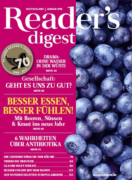 【德国版】读者文摘（Reader’s Digest）2018年1月