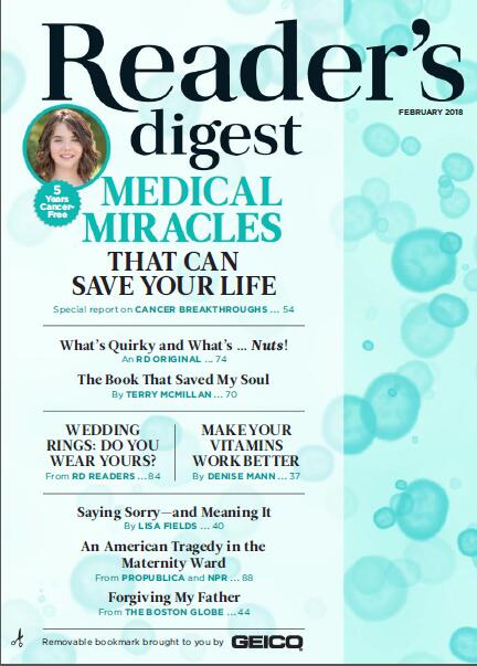 【美国版】读者文摘（Reader’s Digest）2018年2月