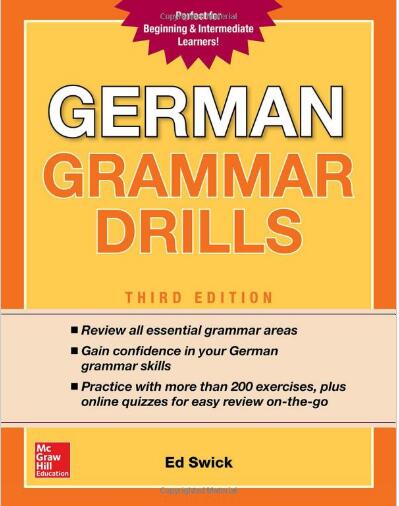 German Grammar Drills, 3rd Edition
