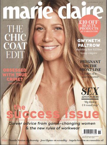 【英国版】嘉人（Marie Claire）2018年11月