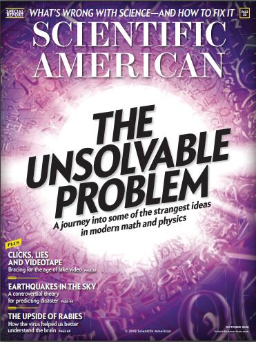 科学美国人（Scientific American）2018年10月