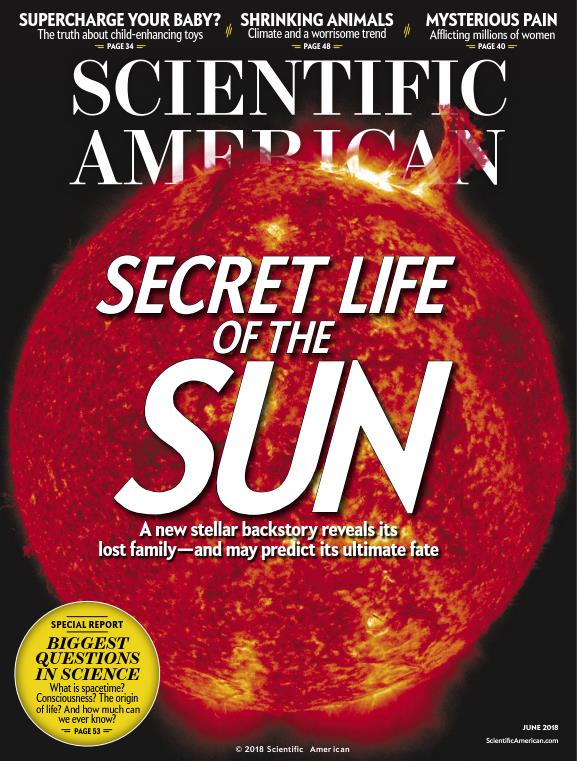 科学美国人（Scientific American）2018年6月