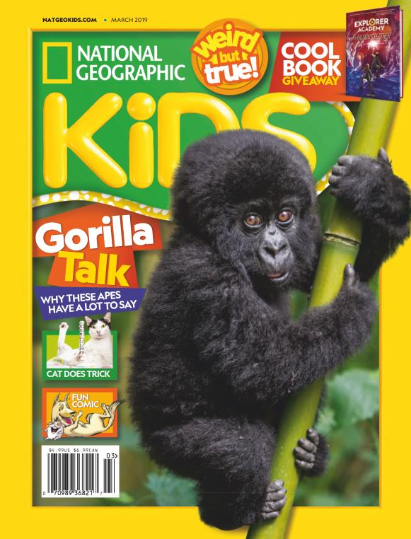 【美国版】美国国家地理少儿版（National Geographic Kids）2019年3月