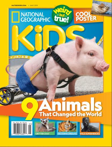 【美国版】美国国家地理少儿版（National Geographic Kids）2019年5月