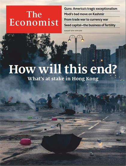 经济学人（The Economist）2019年8月10日（PDF版+音频+Kindle版）