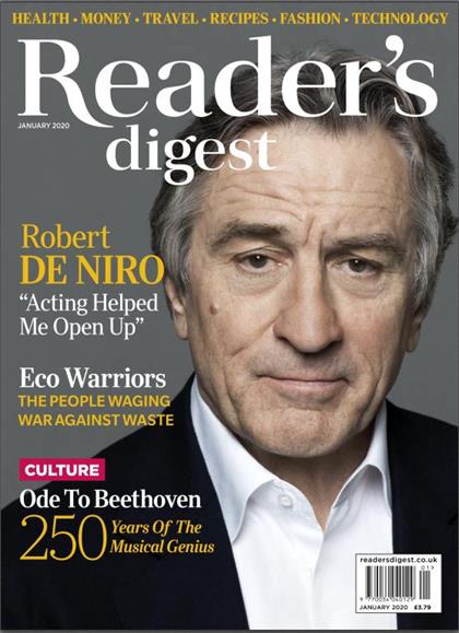 【英国版】Reader’s Digest（读者文摘）2020年1月