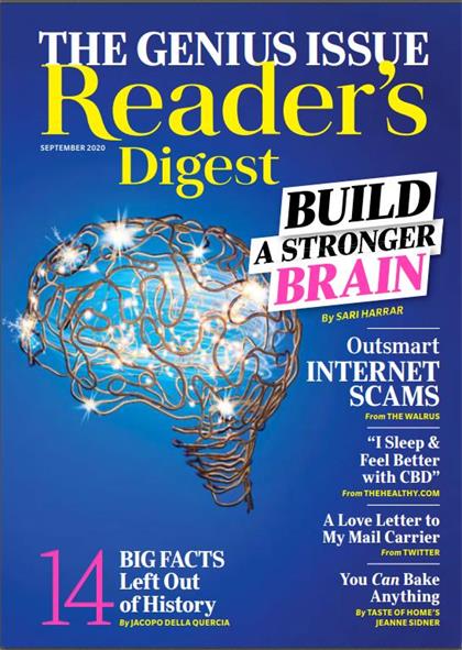 【美国版】读者文摘（Reader’s Digest）2019年9月