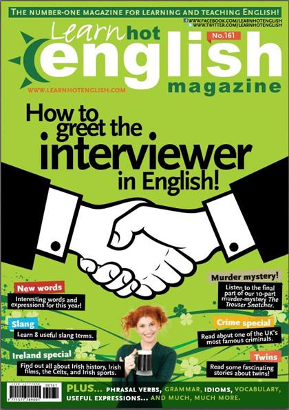 流行英语（Learn Hot English）第161期（pdf+音频）