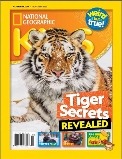 【美国版】美国国家地理少儿版（National Geographic Kids）2020年10月
