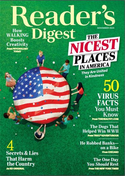 【美国版】Reader’s Digest（读者文摘）2020年11月