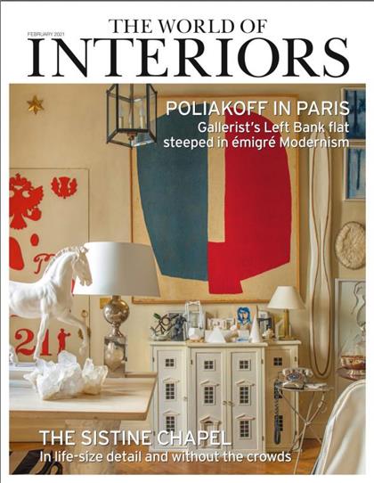 室内设计世界（The World of Interiors）2021年2月