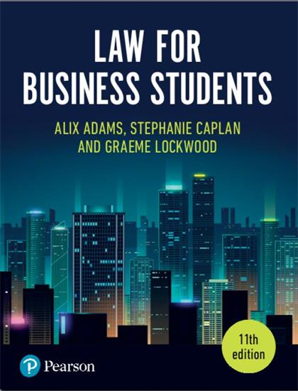 Law For Business Students 11th Edition