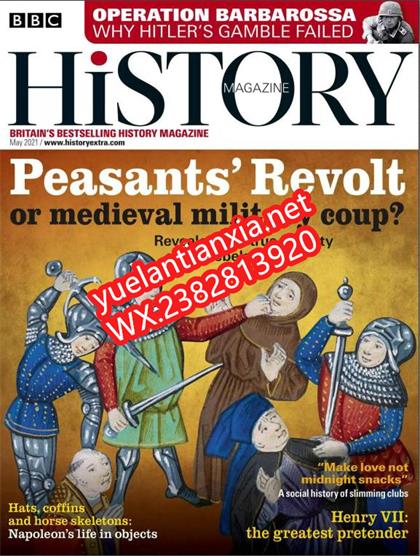 BBC历史（BBC History）2021年5月