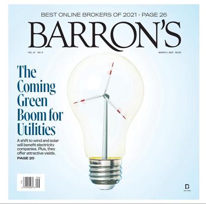 巴伦周刊（Barron’s）2021年3月1日