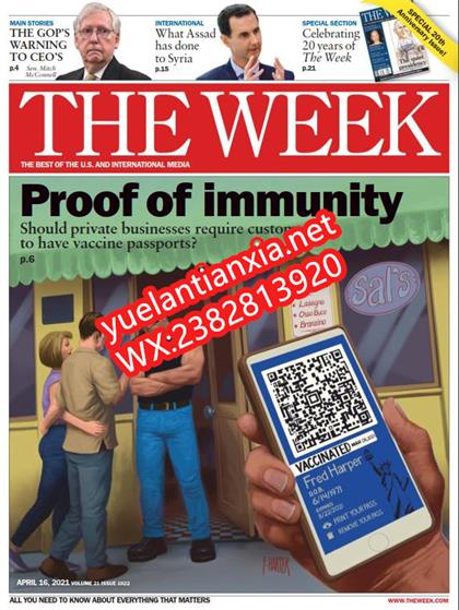 【美国版】周刊报道（The Week）2021年4月16日