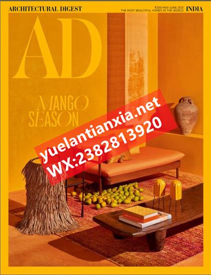 【印度版】建筑文摘（Architectural Digest）2021年5月