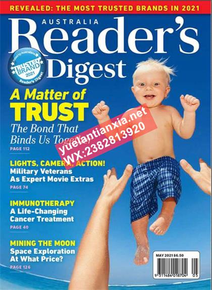 【澳洲版】读者文摘（Readers Digest）2021年5月