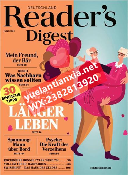 【英国版】读者文摘（Readers Digest）2021年6月