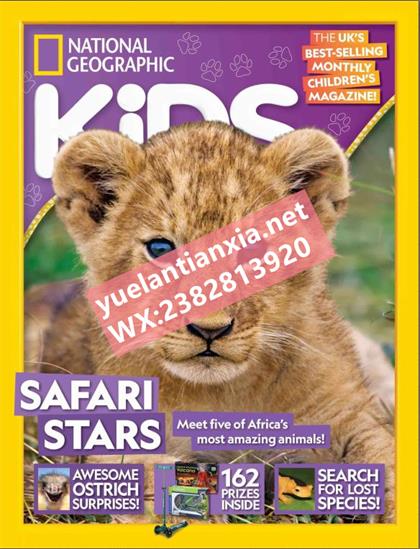 【英国版】美国国家地理少儿版（National Geographic Kids）2021年6月