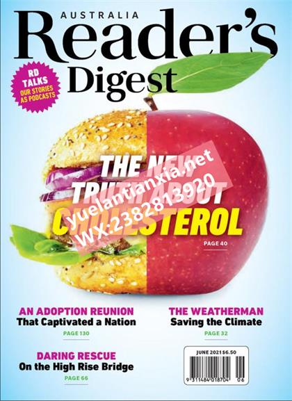 【澳洲版】读者文摘（Readers Digest）2021年6月