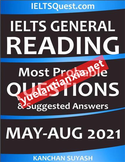 IELTS General Reading Most Probable Questions