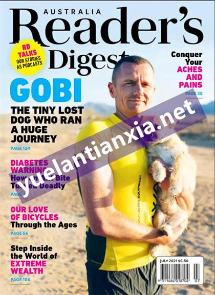 【澳洲版】读者文摘（Readers Digest）2021年7月