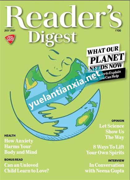【印度版】读者文摘（Readers Digest）2021年7月