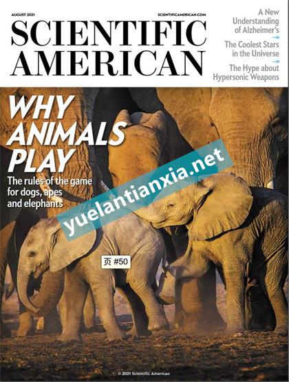 科学美国人（Scientific American）2021年8月