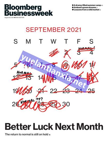 【亚洲版】彭博商业周刊（Bloomberg Businessweek）2021年8月30日