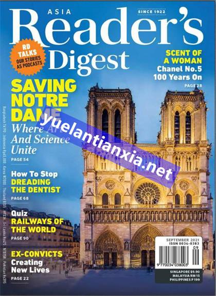 【亚洲版】Readers Digest（读者文摘）2021年9月