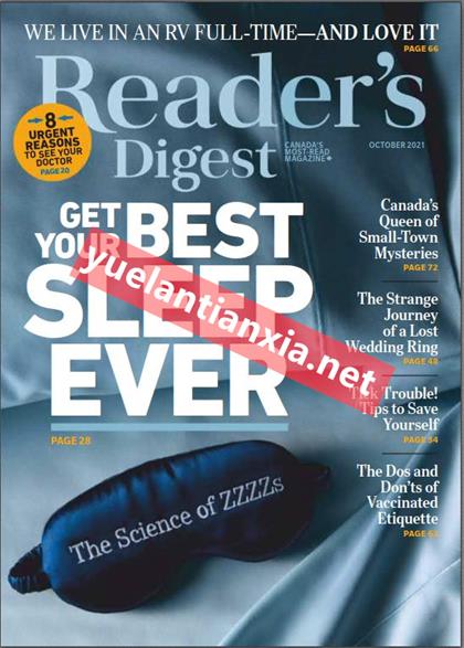 【加拿大版】Readers Digest（读者文摘）2021年10月