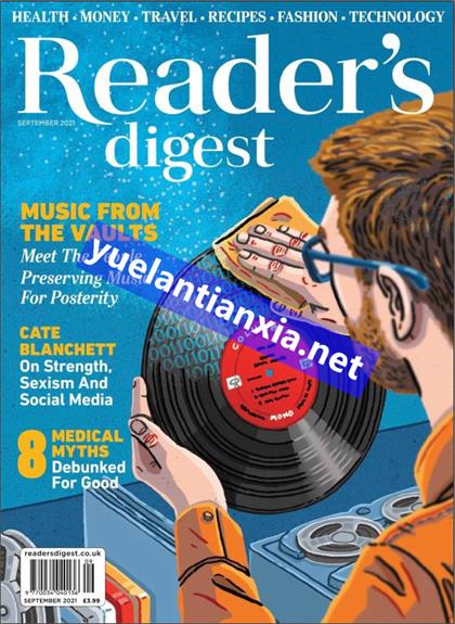 【英国版】读者文摘（Readers Digest）2021年9月
