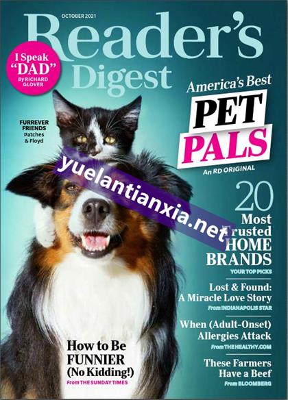 【美国版】读者文摘（Readers Digest）2021年10月