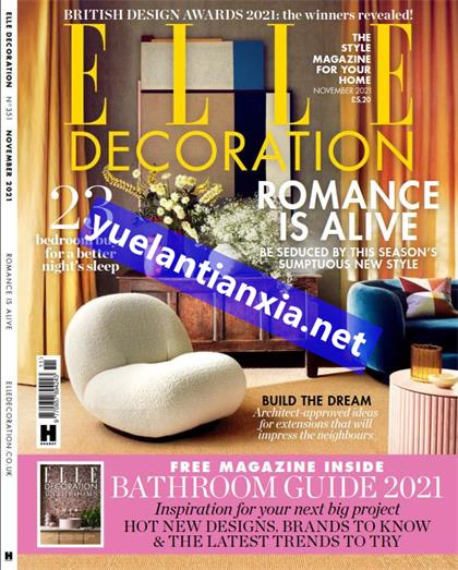 【英国版】家居廊（Elle Decoration）2021年11月