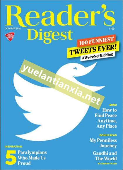 【印度版】读者文摘（Readers Digest）2021年10月