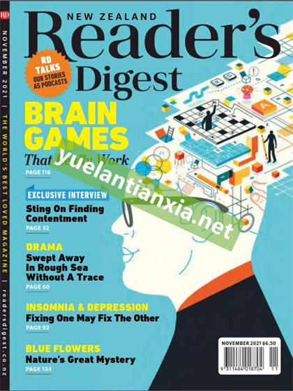 【新西兰版】Readers Digest（读者文摘）2021年11月