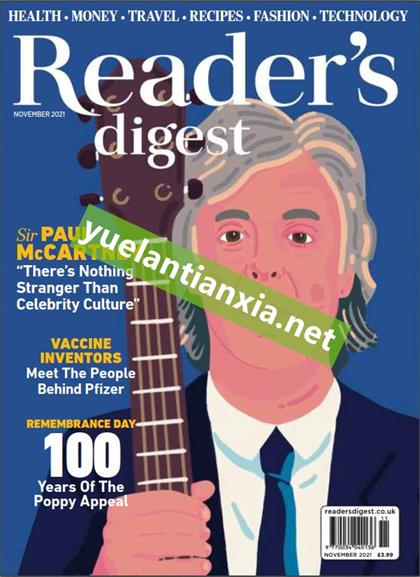 【英国版】读者文摘（Readers Digest）2021年11月