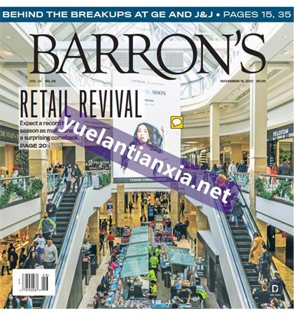 巴伦周刊（Barron’s）2021年11月15日