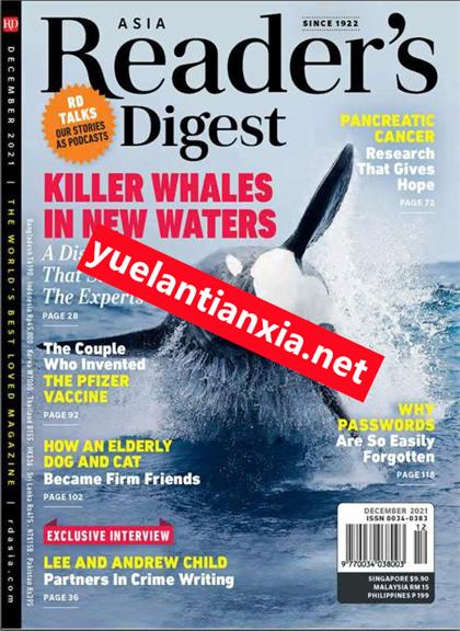 【亚洲版】读者文摘（Readers Digest）2021年12月