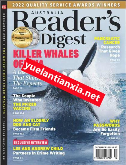 【澳洲版】读者文摘（Readers Digest）2021年12月