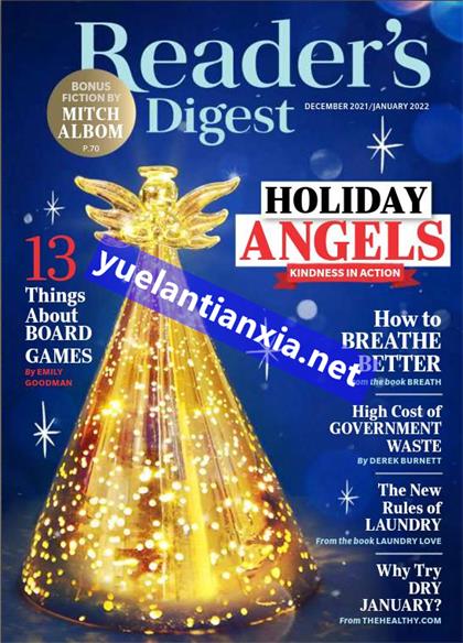 【美国版】读者文摘（Readers Digest）2021年12月-2022年1月