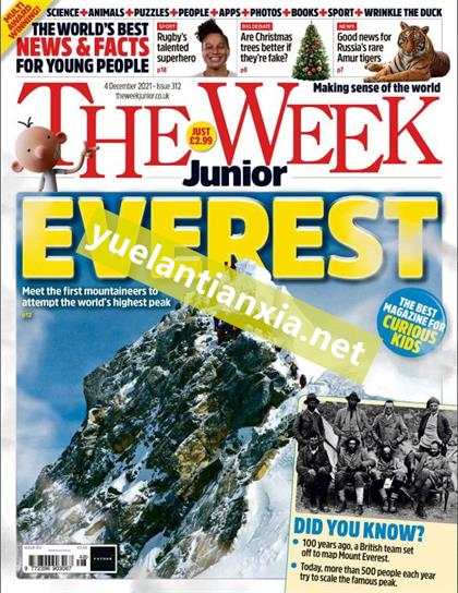 【英国版】周刊报道青少年版（The Week Junior）2021年12月4日