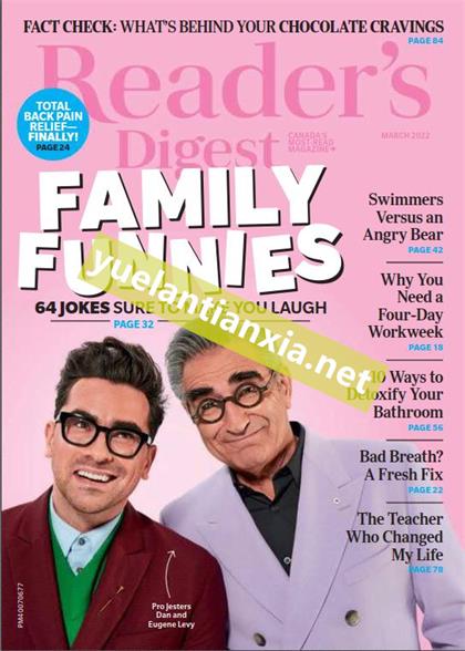【加拿大版】Readers Digest（读者文摘）2022年3月
