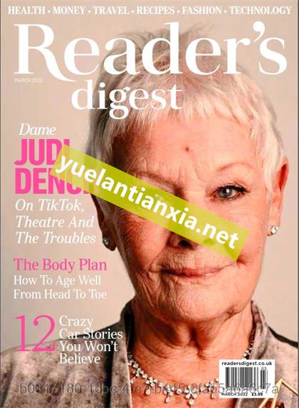【英国版】读者文摘（Readers Digest）2022年3月
