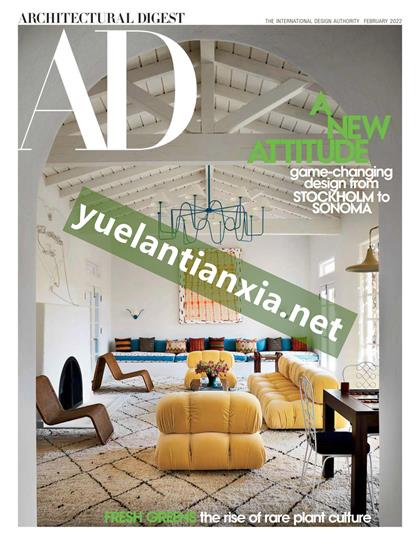 【美国版】建筑文摘（Architectural Digest）2022年2月