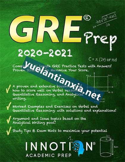 GRE Prep 2020-2021 Complete Full Length GRE Practice Tests
