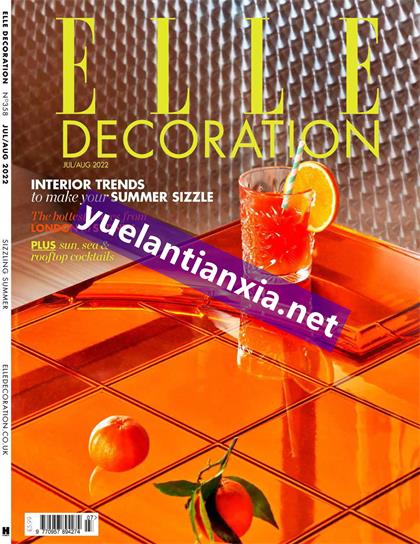 【英国版】家居廊（Elle Decoration）2022年7-8月