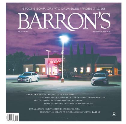 巴伦周刊（Barron’s）2022年11月14日