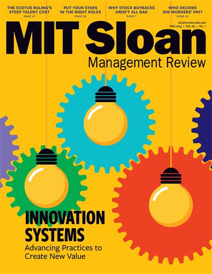 麻省理工斯隆管理评论（MIT Sloan Management Review）2023年秋季刊