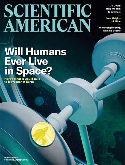 科学美国人（Scientific American）2023年10月